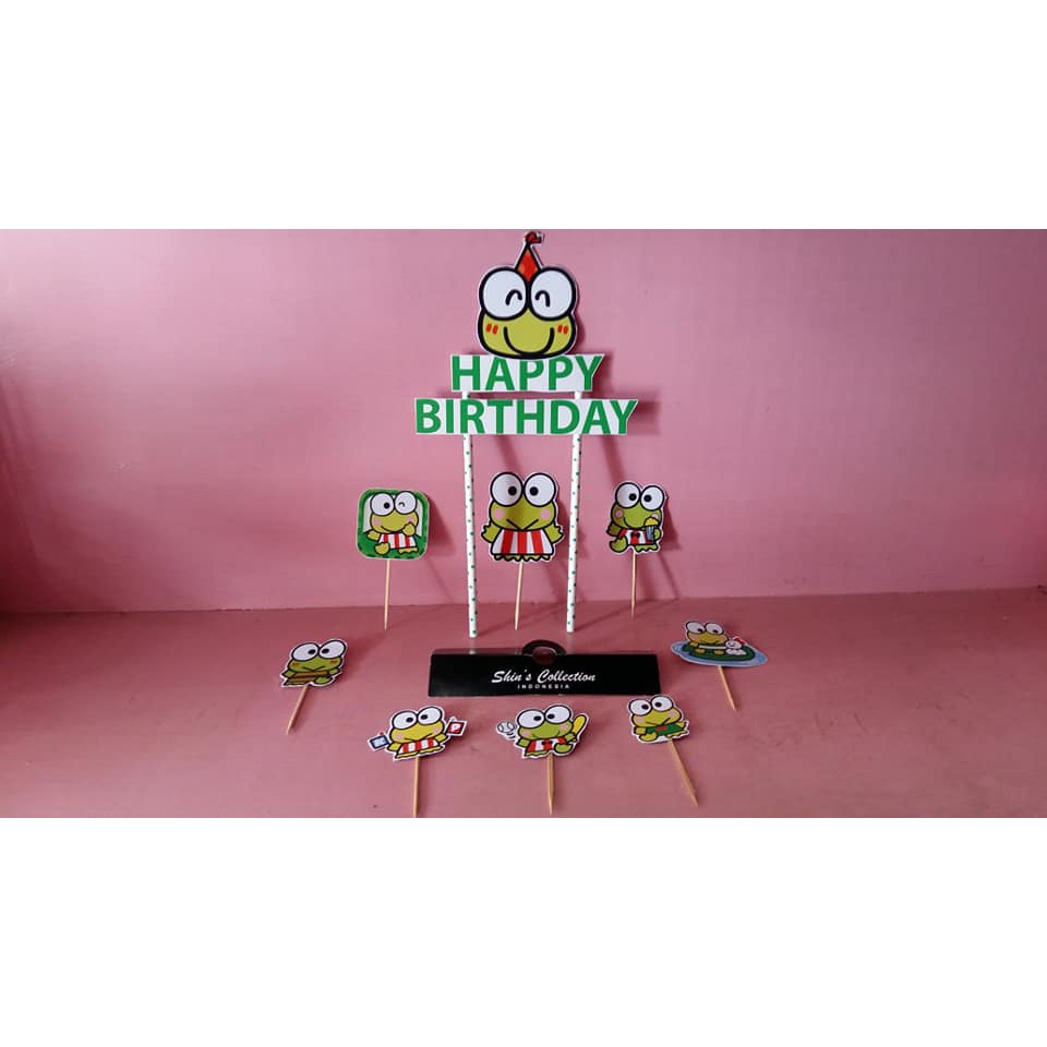 Topper Cake Paket Keroppi