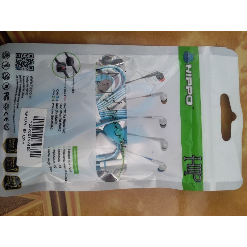 headset hippo 3,5mm
