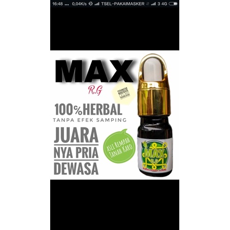 MAX RG 100% Herbal