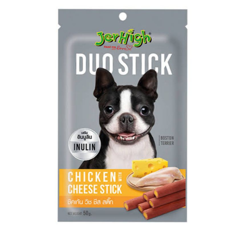 Jerhigh Duo Stick chicken cheese 50gr