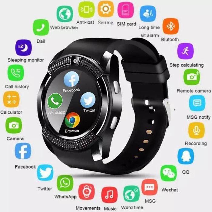smartwatch V8 beli 2