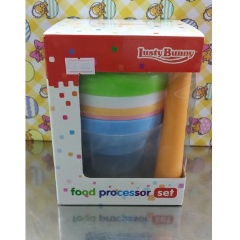 LUSTY BUNNY FOOD PROCESSOR SET