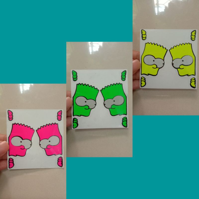 sticker simpson ngintip stabilo