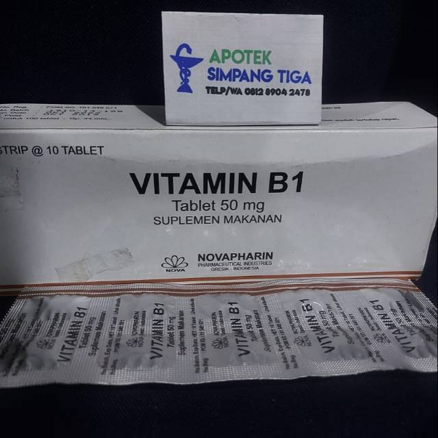 VITAMIN B1 50mg tab (perstrip)