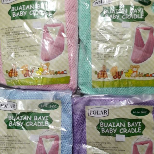 Polar Kain Ayun Buaian Bayi Basic