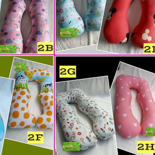 ♔ sarung bantal hamil polos ➧