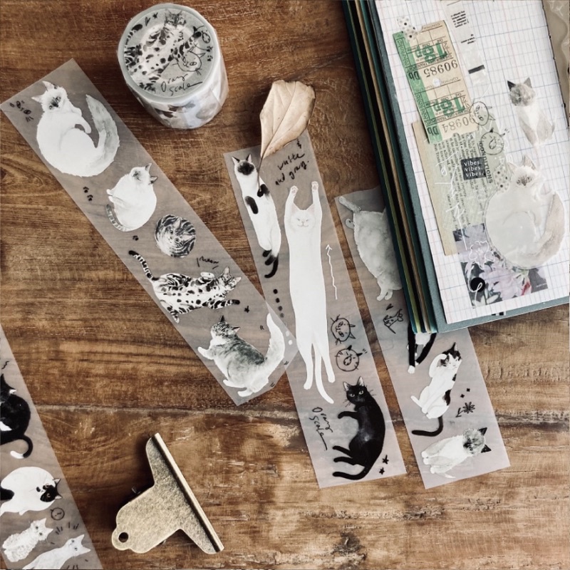 [Sample] Somesortof.fern Gray Scale PET Tape