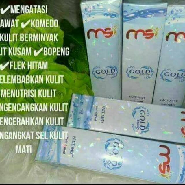Gold beuty facemist