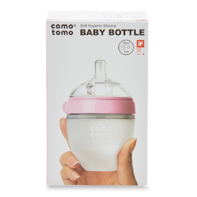Comotomo Botol Bayi Pink 150ml Single Pack