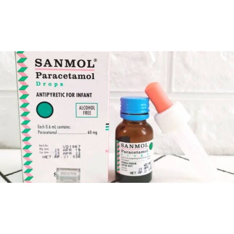 Sanmol Drop 15 ml Syrup Penurun Panas (GETCH2/BISA COD)