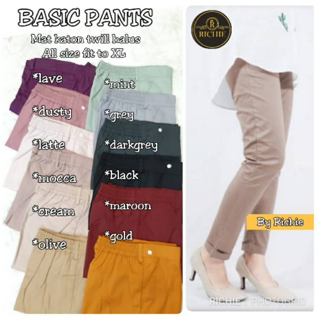 Basic pants