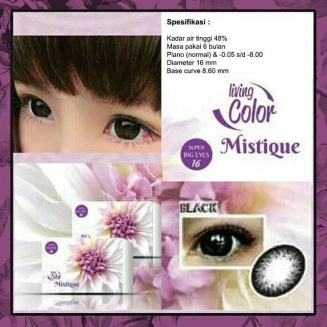 SOFTLENS MISTIQUE DIAMETER 16 MM