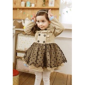 B2W2 - BROWN COAT DRESS