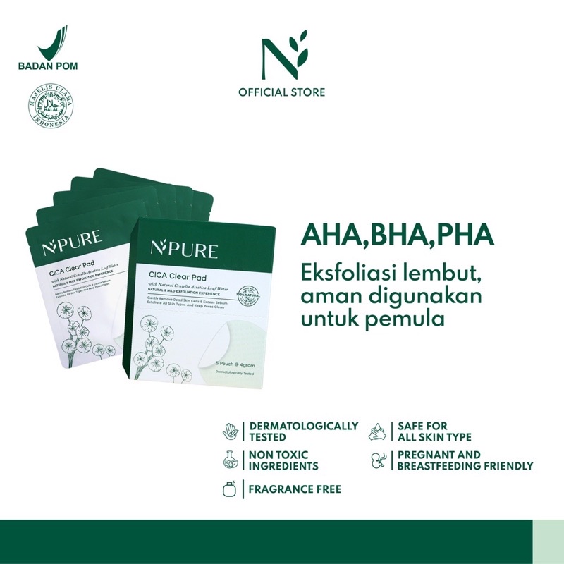 Npure Clear Pads Isi 5pcs