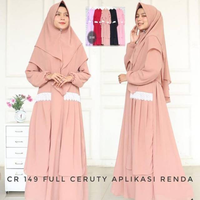 Gamis syar'i ceruty