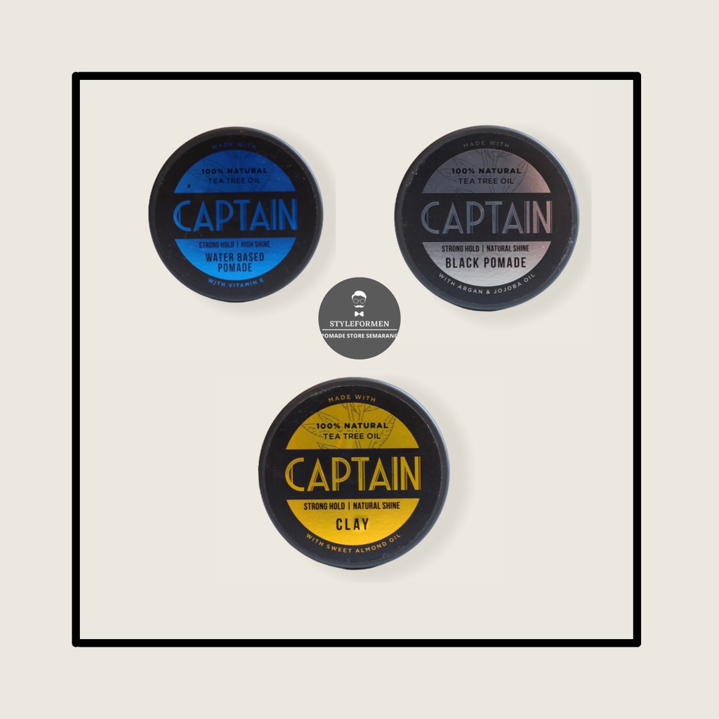 CAPTAIN POMADE CLAY PRIA TERMURAH ORIGINAL