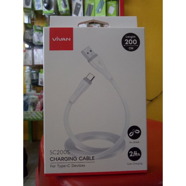Kabel data Vivan 200cm USB VIVAN 200CM