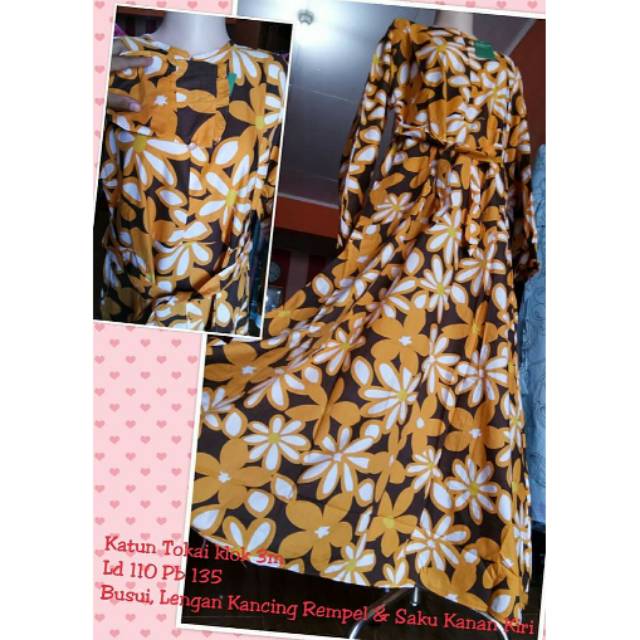 Gamis katun tokai