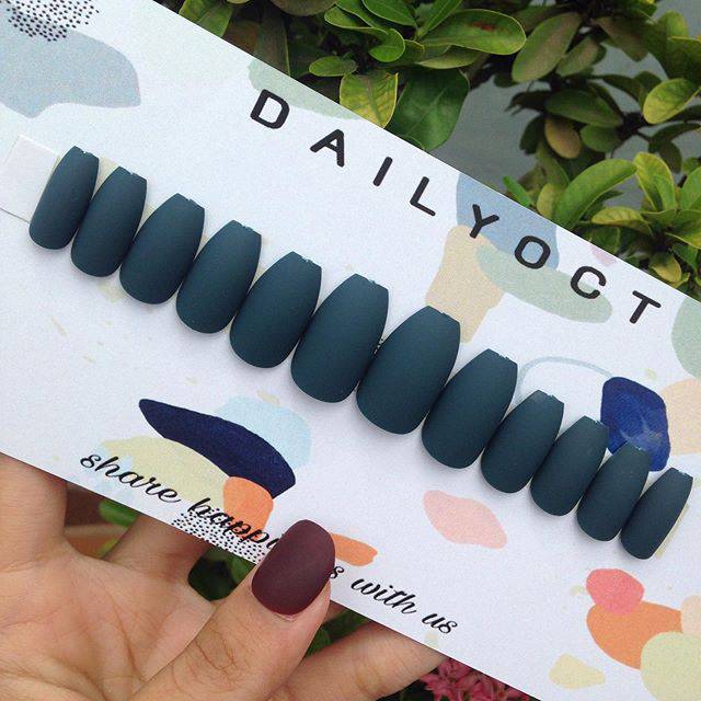 Balerina matte emerald 12pcs