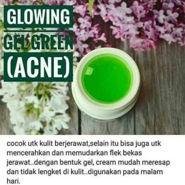 Gel green acne