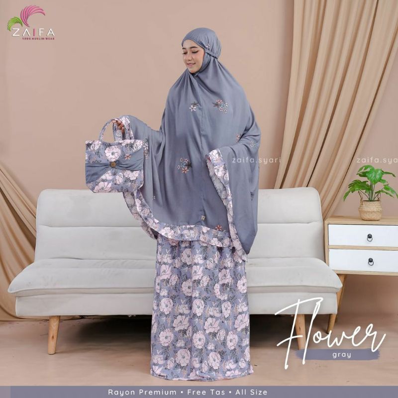 Flower mukena