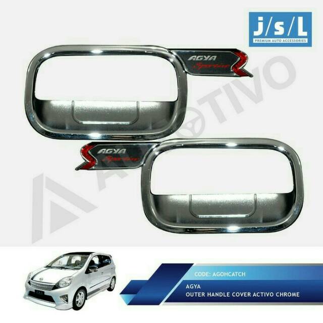 Toyota Agya Outer Handle Activo Chrome