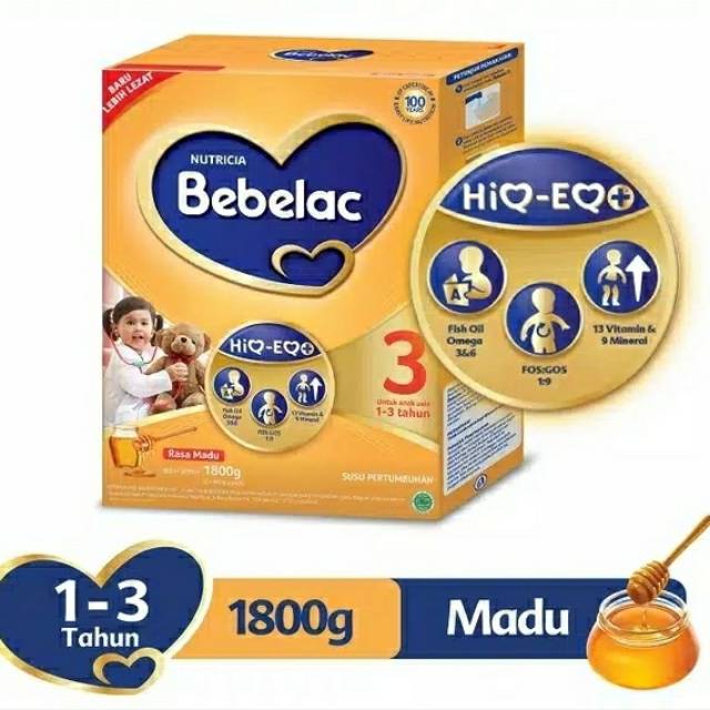 BEBELAC 3 madu box 1800gr