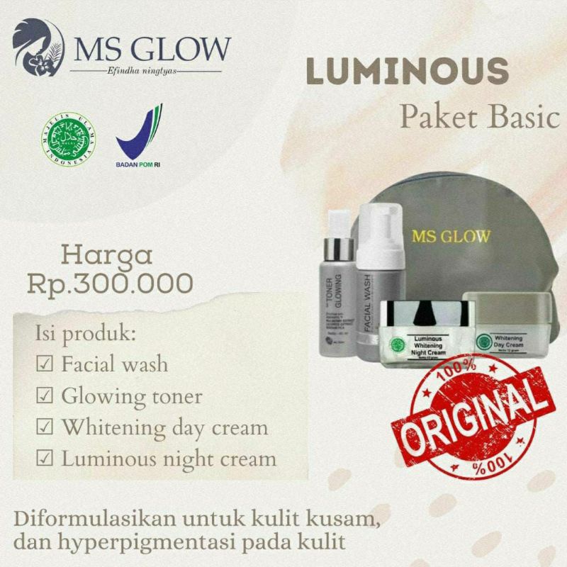 paket luminous msglow
