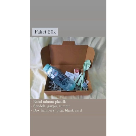 GIFT BOX botol minum plastik