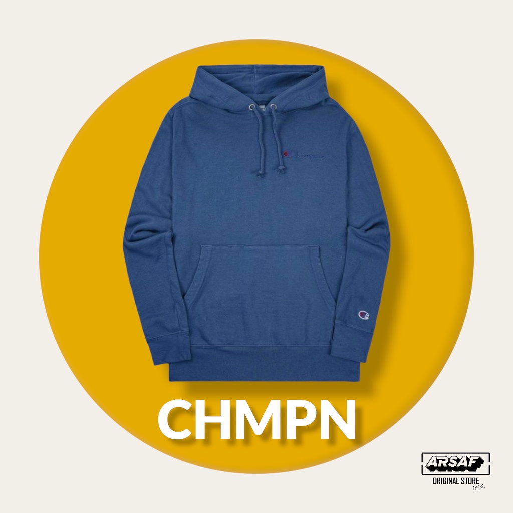 -ARSAF- Hoodie CHMPN Pullover Small Script Original [NAVY]