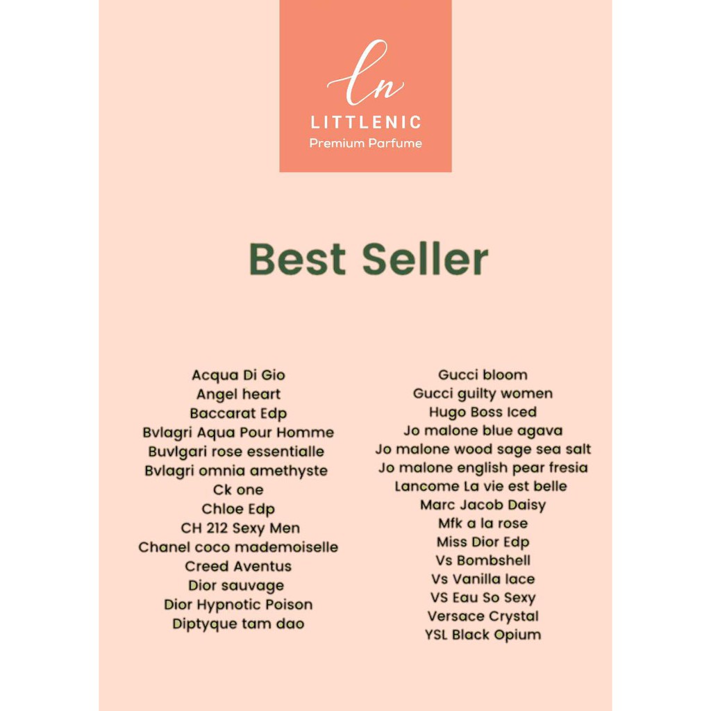 Parfum 25ml By Littlenic
