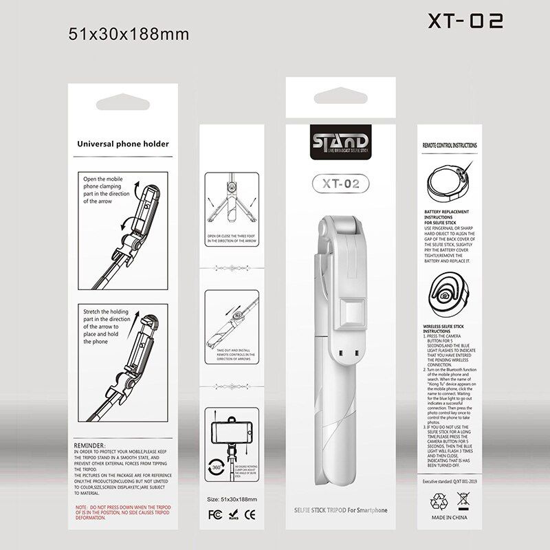 TONGSIS TRIPOD BLUETOOTH XT-02