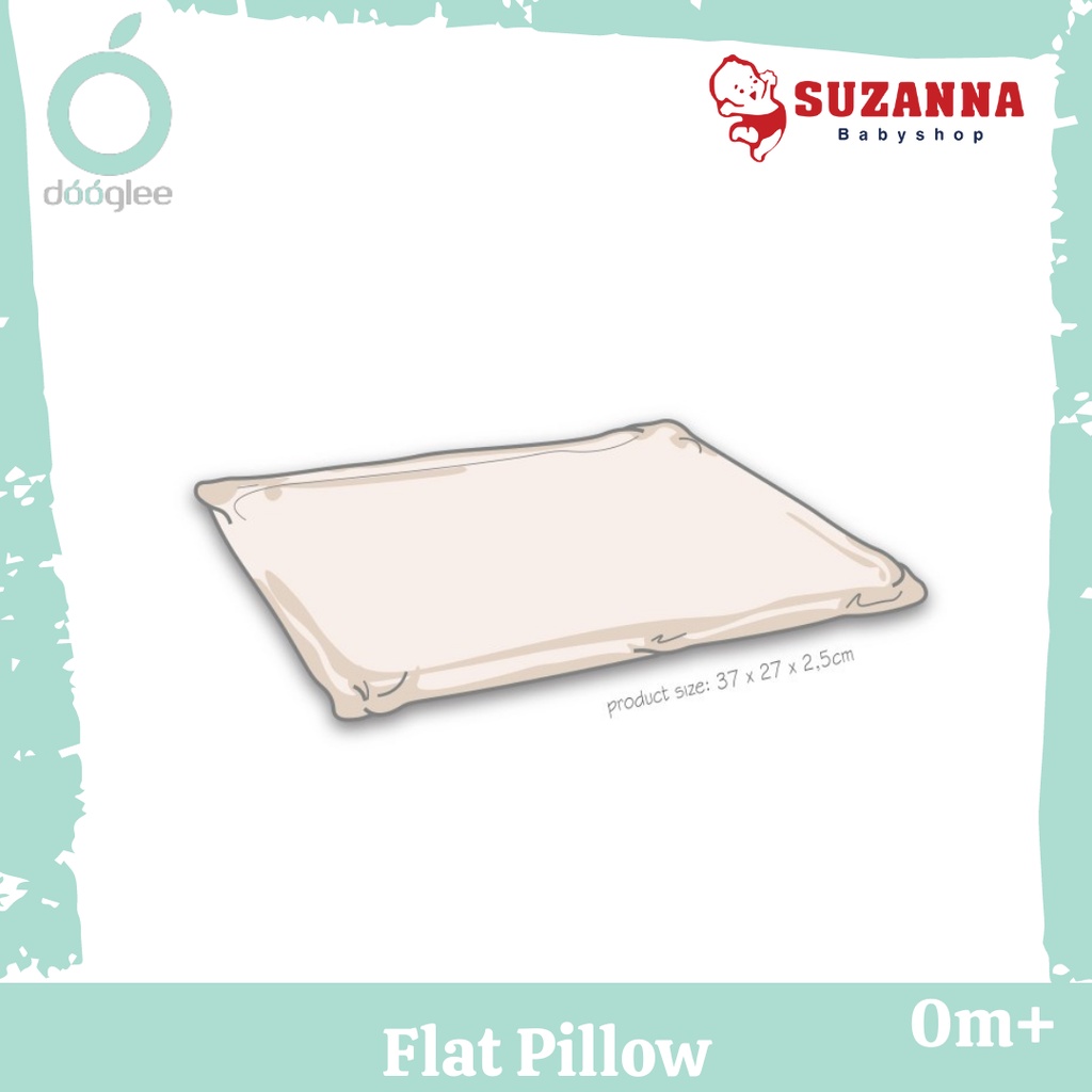 Dooglee Flat Pillow - Bantal Bayi Datar
