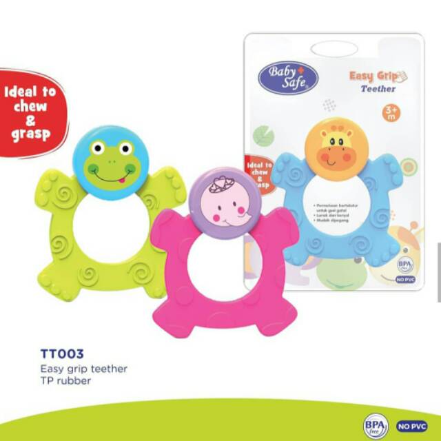 ❤️YBS❤️ Baby Safe Easy Grip Teether TT003