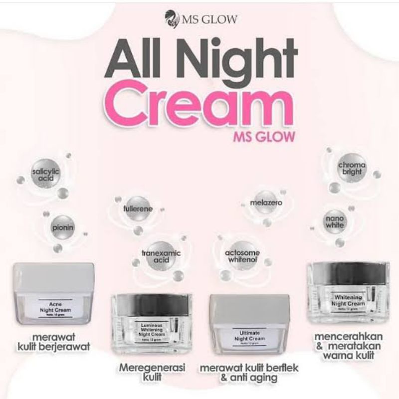 MS GLOW NIGHT CREAM