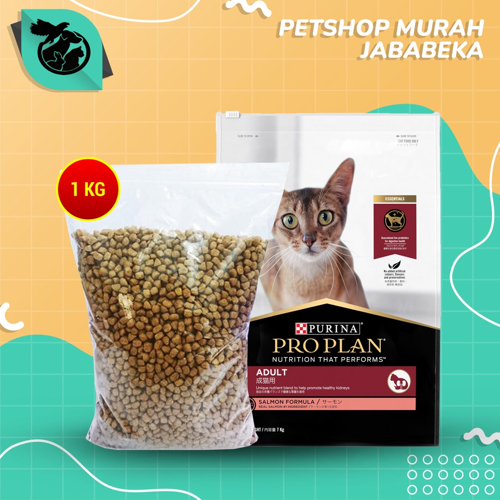 Makanan Kucing Pro Plan Repack 1Kg / Proplan Repacking 1 kg