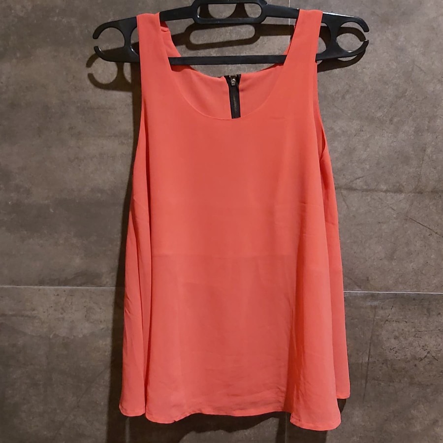 Basic Loose Tank Rosy Pink