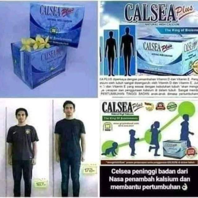 PENINGGI BADAN CALSEA PLUS ORIGINAL NASA