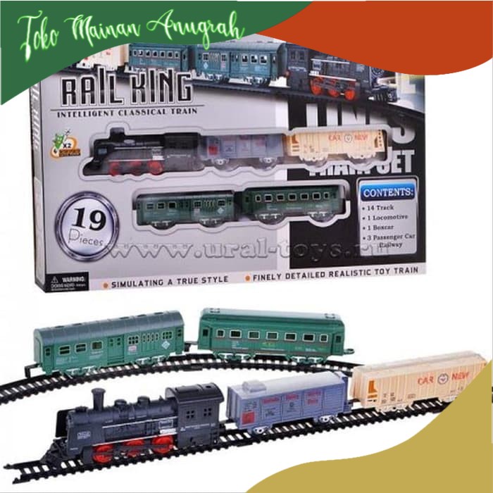 Kereta Api Rail King 19 Pcs No.JS1705