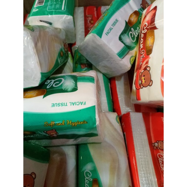 facial tissu clean plus 3pcs