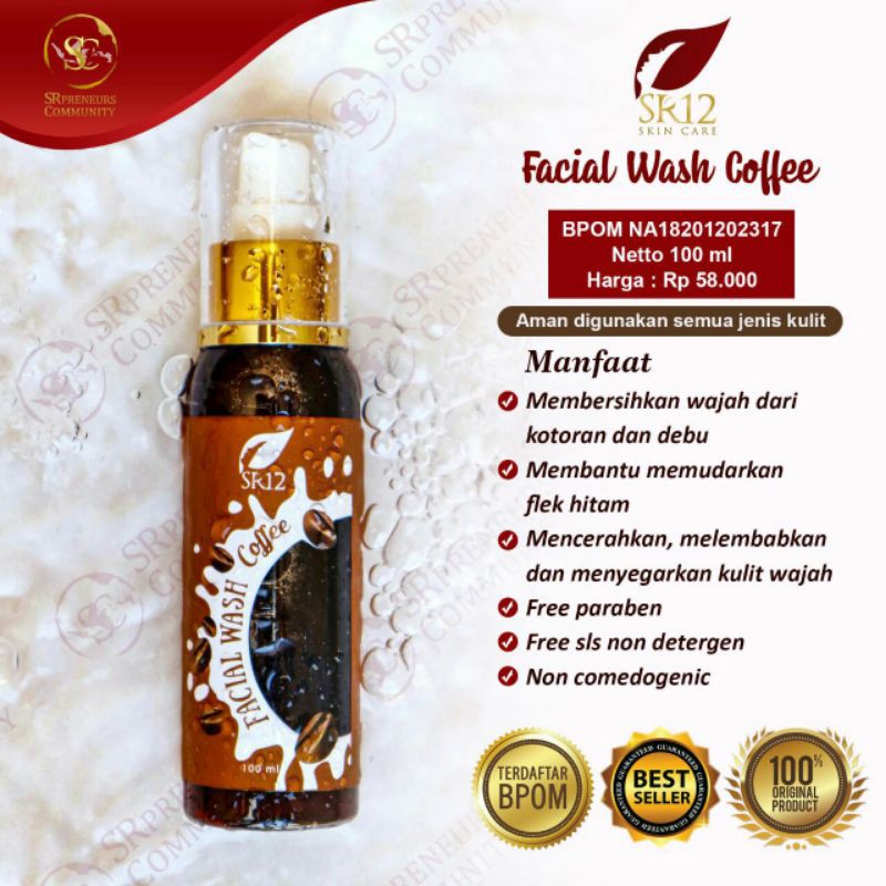 Facial Wash Coffee SR 12