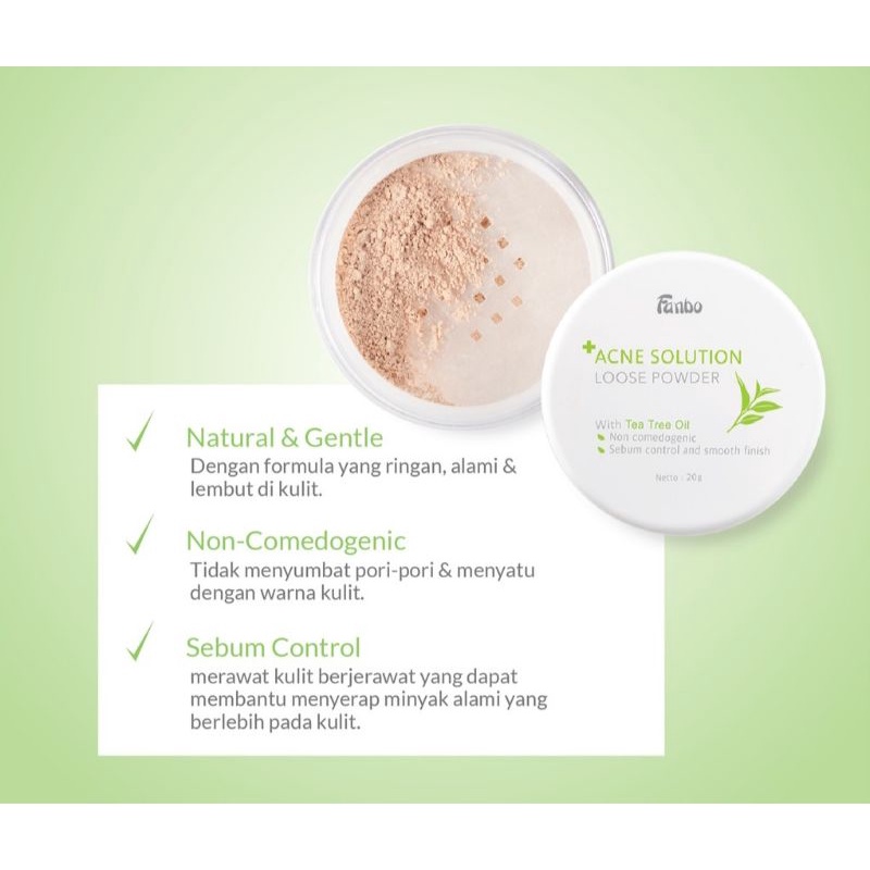 fanbo acne solution face powder