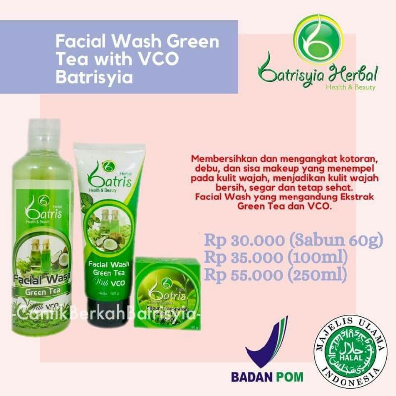 Facial Wash Greentea