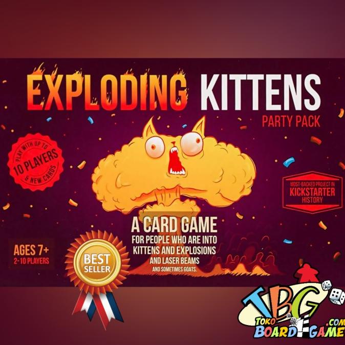 Exploding Kittens Party Edition ( Original ) - Party Pack