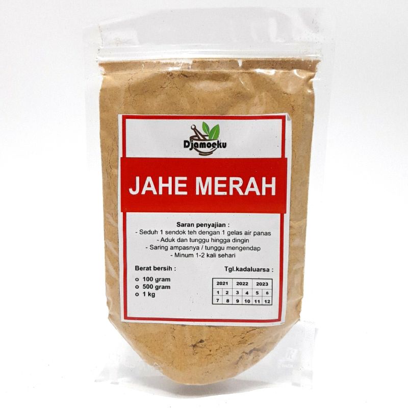 Jahe merah bubuk 500 gram