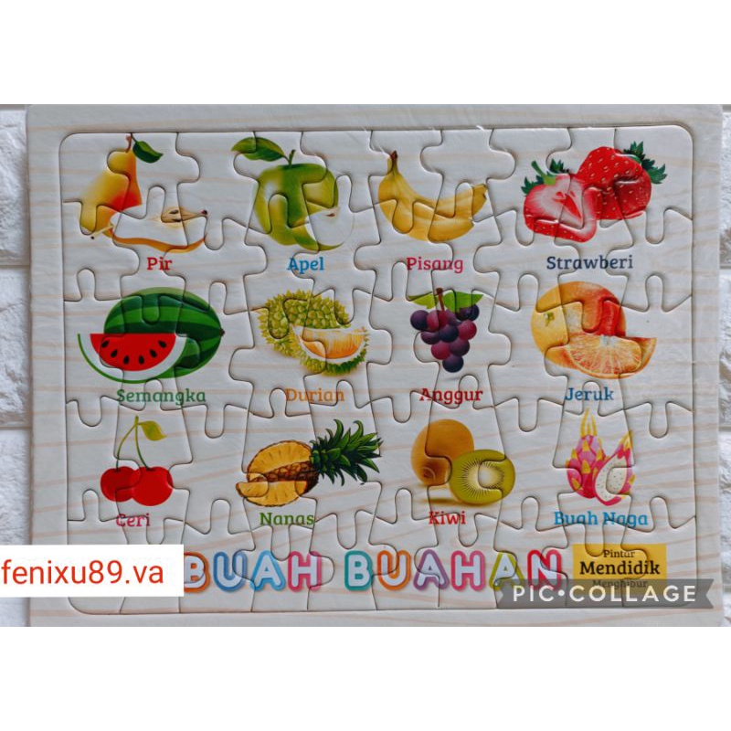 Puzzle jumbo Buah 50keping