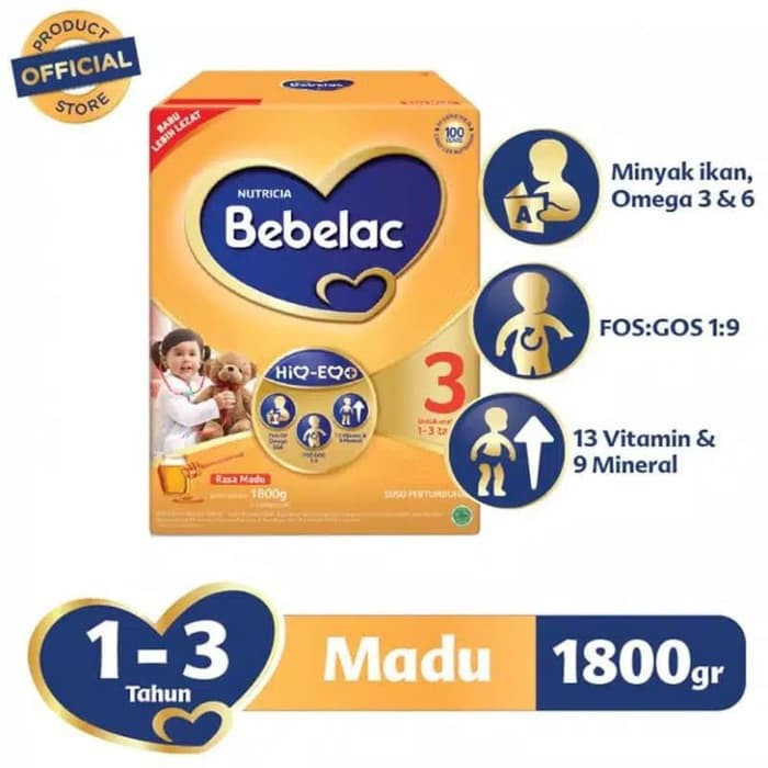 Bebelac 3 Madu 1800Gr
