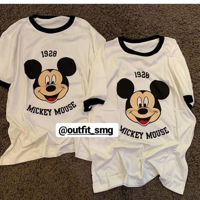 Kaos Mickey printing