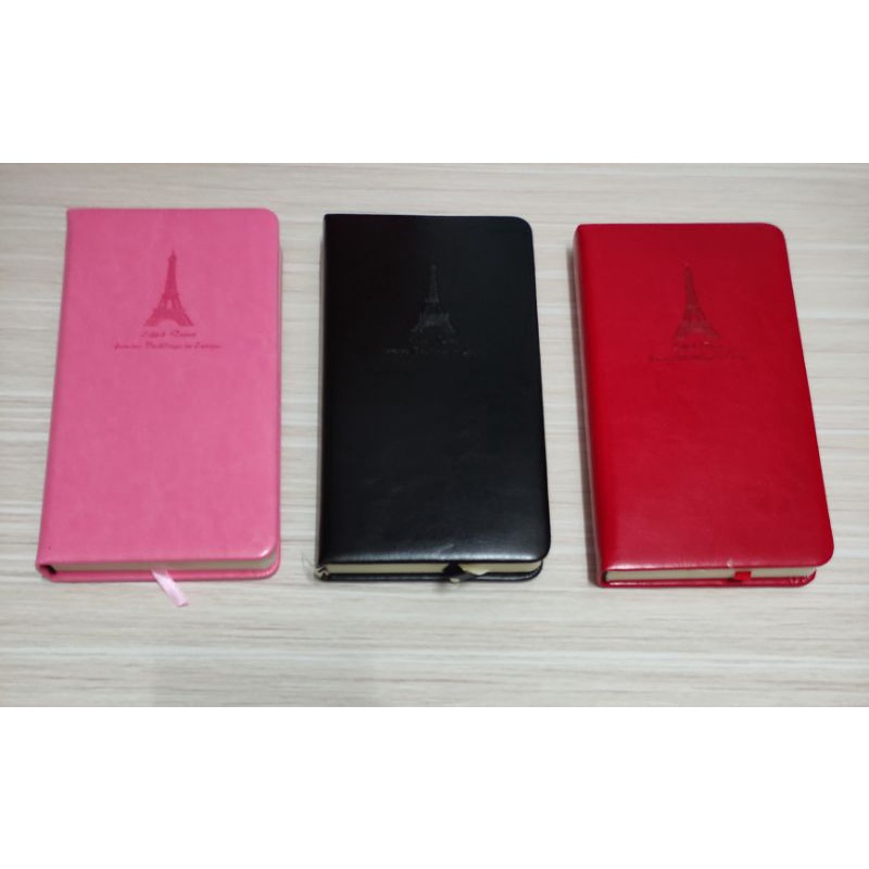 Notebook motif menara eiffel