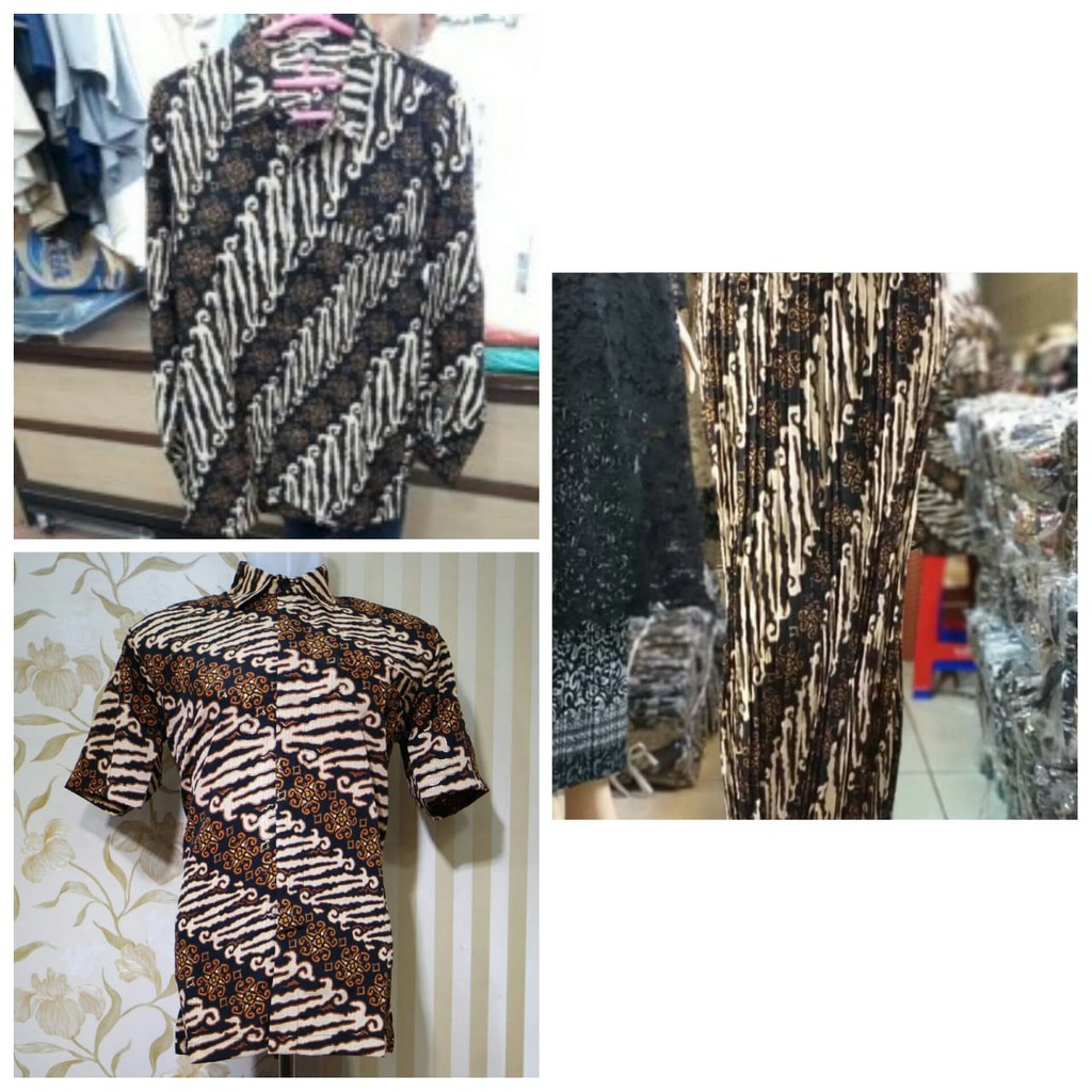 KEMEJA PANJANG & PENDEK + ROK PLISKET